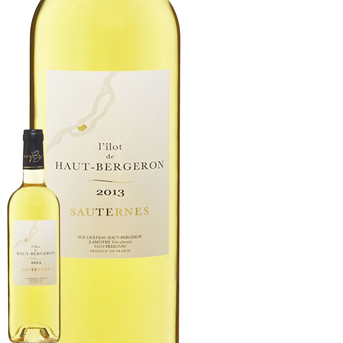 L'ilot de Haut Bergeron Sauternes Blanc 2013