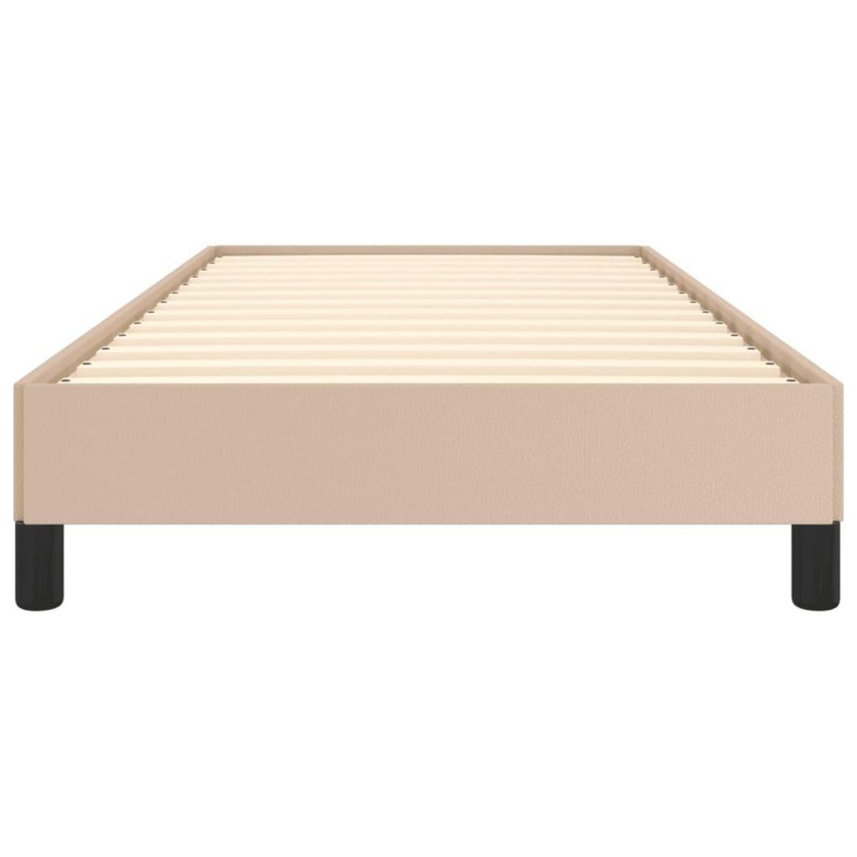 VIDAXL Cadre de lit sans matelas cappuccino 80x200 cm similicuir