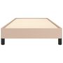 Voir la diapositive 5 : VIDAXL Cadre de lit sans matelas cappuccino 80x200 cm similicuir