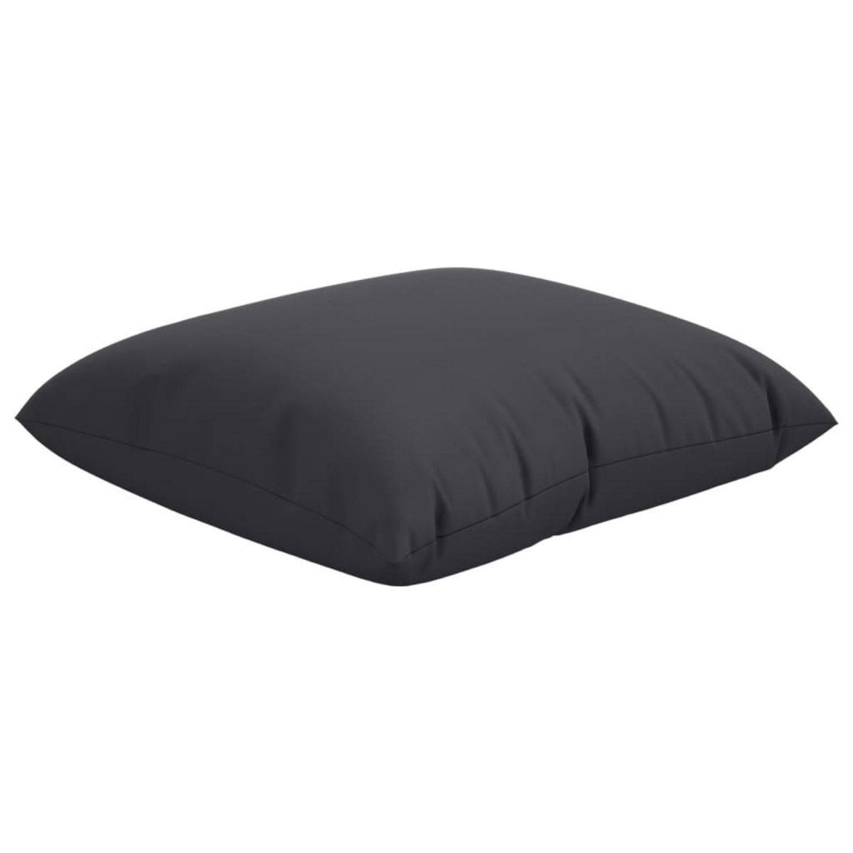 VIDAXL Coussins de canape lot de 4 noir 40x40 cm tissu