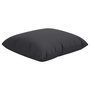 Voir la diapositive 5 : VIDAXL Coussins de canape lot de 4 noir 40x40 cm tissu