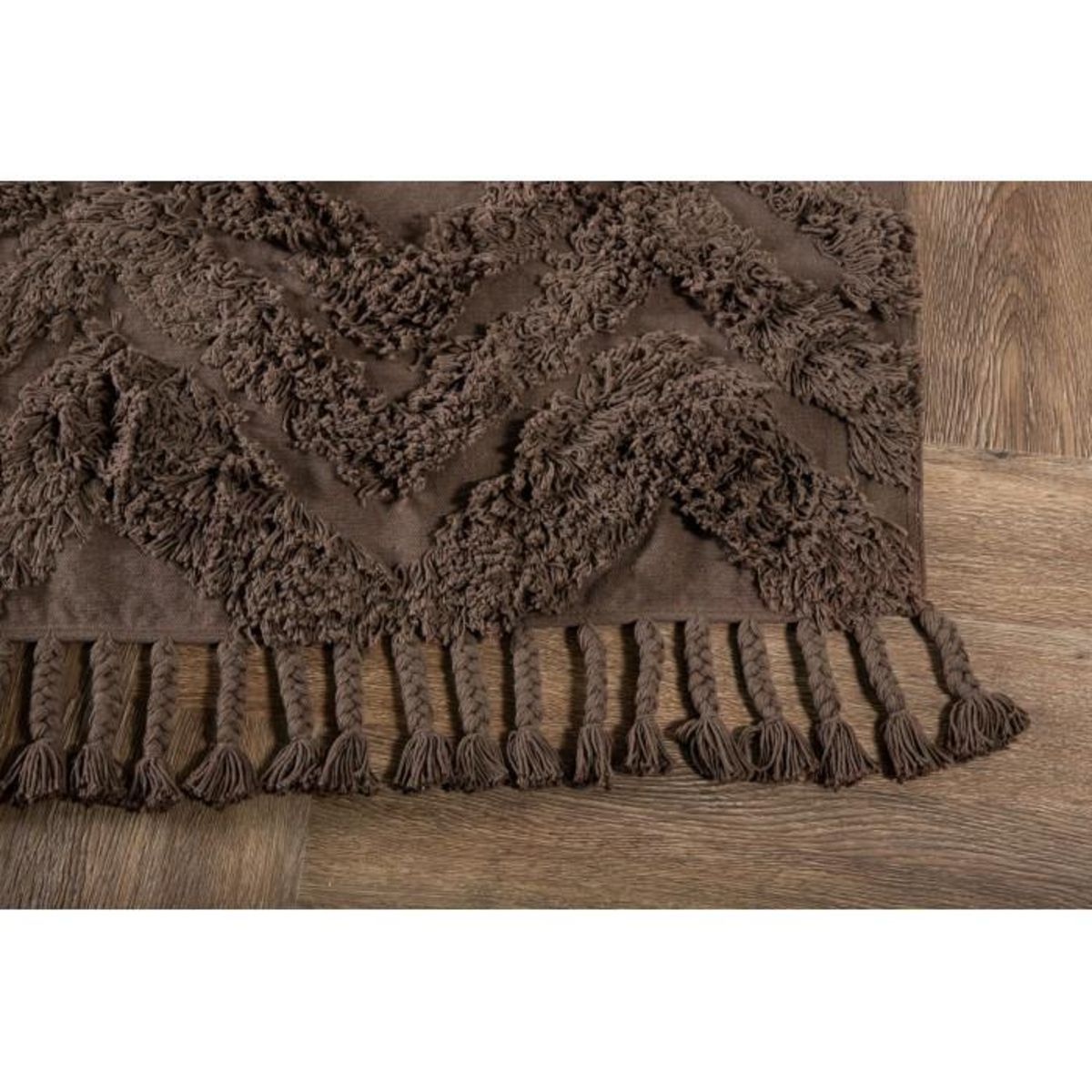 Paris Prix Tapis de Couloir Tufté  Hilma  70x200cm Marron