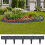 Voir la diapositive 1 : VIDAXL Cloture de jardin Aspect de pierre 41 pcs Plastique 10 m