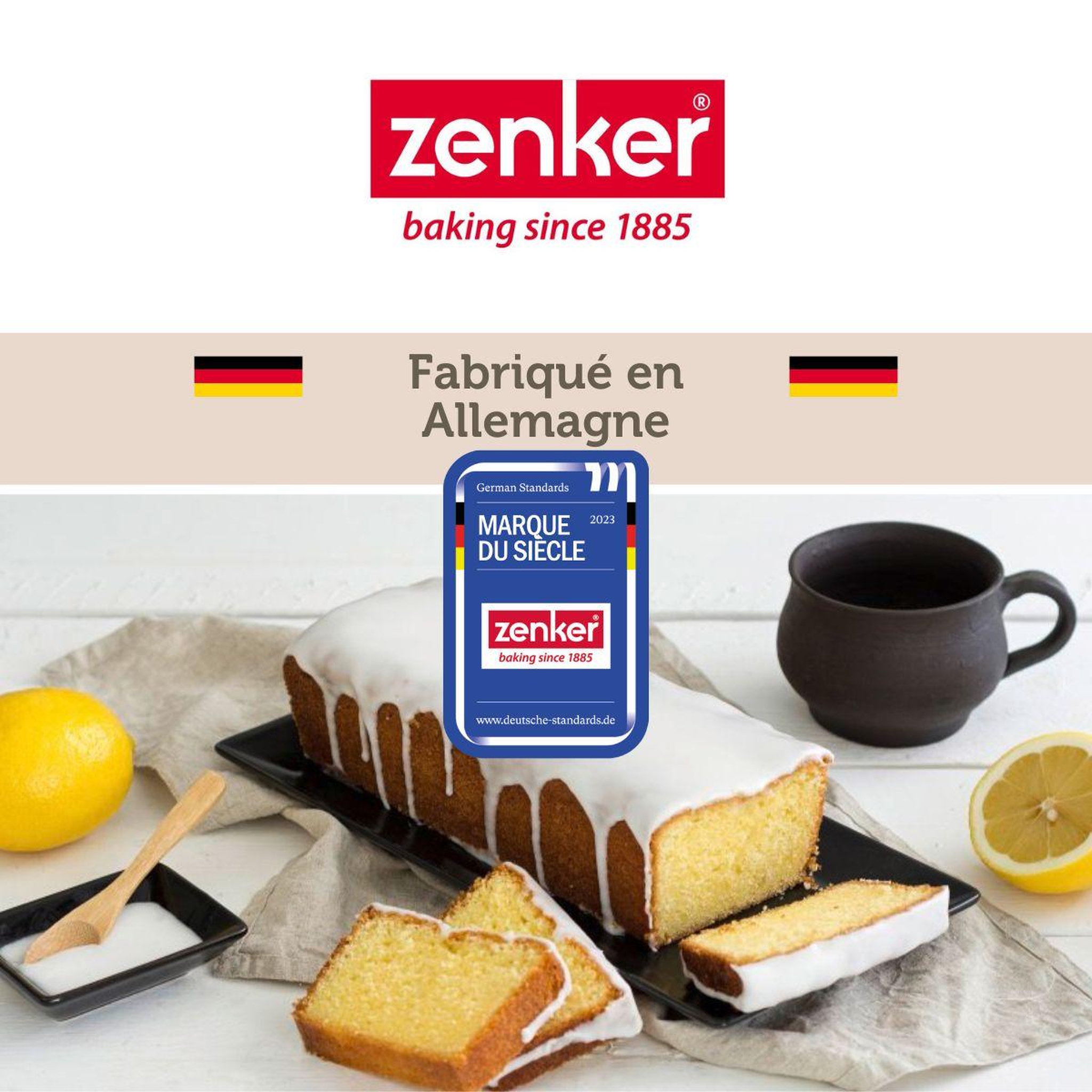 Voir la diapositive 5 : ZENKER Lot de 2 cercles à pâtisserie 15/30 cm en inox zenker smart pastry