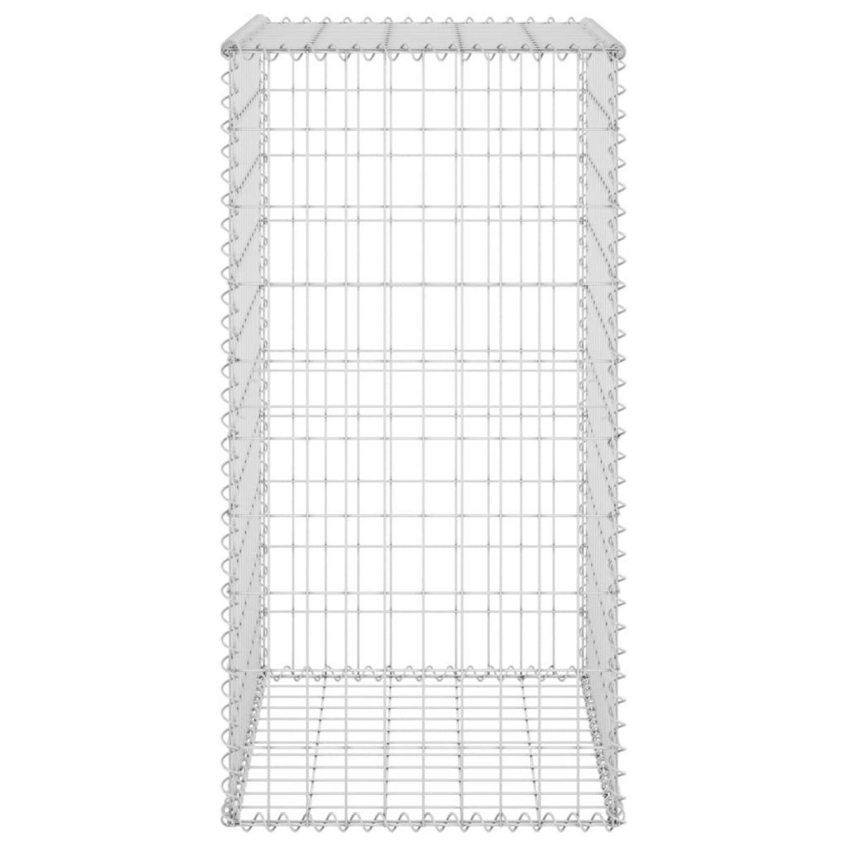 VIDAXL Mur en gabion avec couvercles Acier galvanise 60x50x100 cm