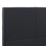 VIDAXL Cadre de lit Noir Similicuir 180 x 200 cm