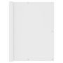 Voir la diapositive 1 : VIDAXL Ecran de balcon Blanc 120x500 cm Tissu Oxford