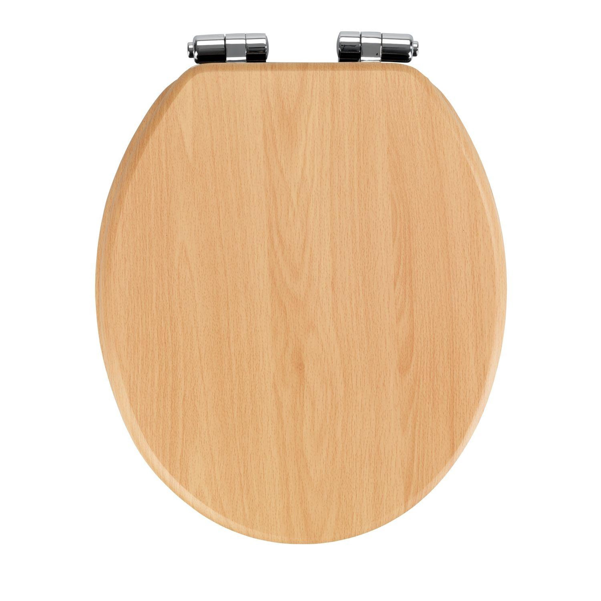 Wenko Abattant wc en mdf design bois d'hêtre - marron
