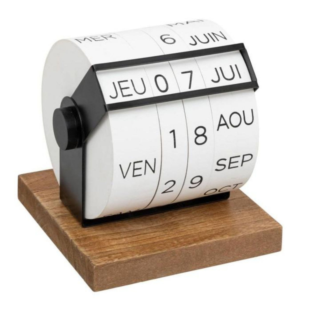 ATMOSPHERA Calendrier Déco  Be Vintage  15cm Blanc