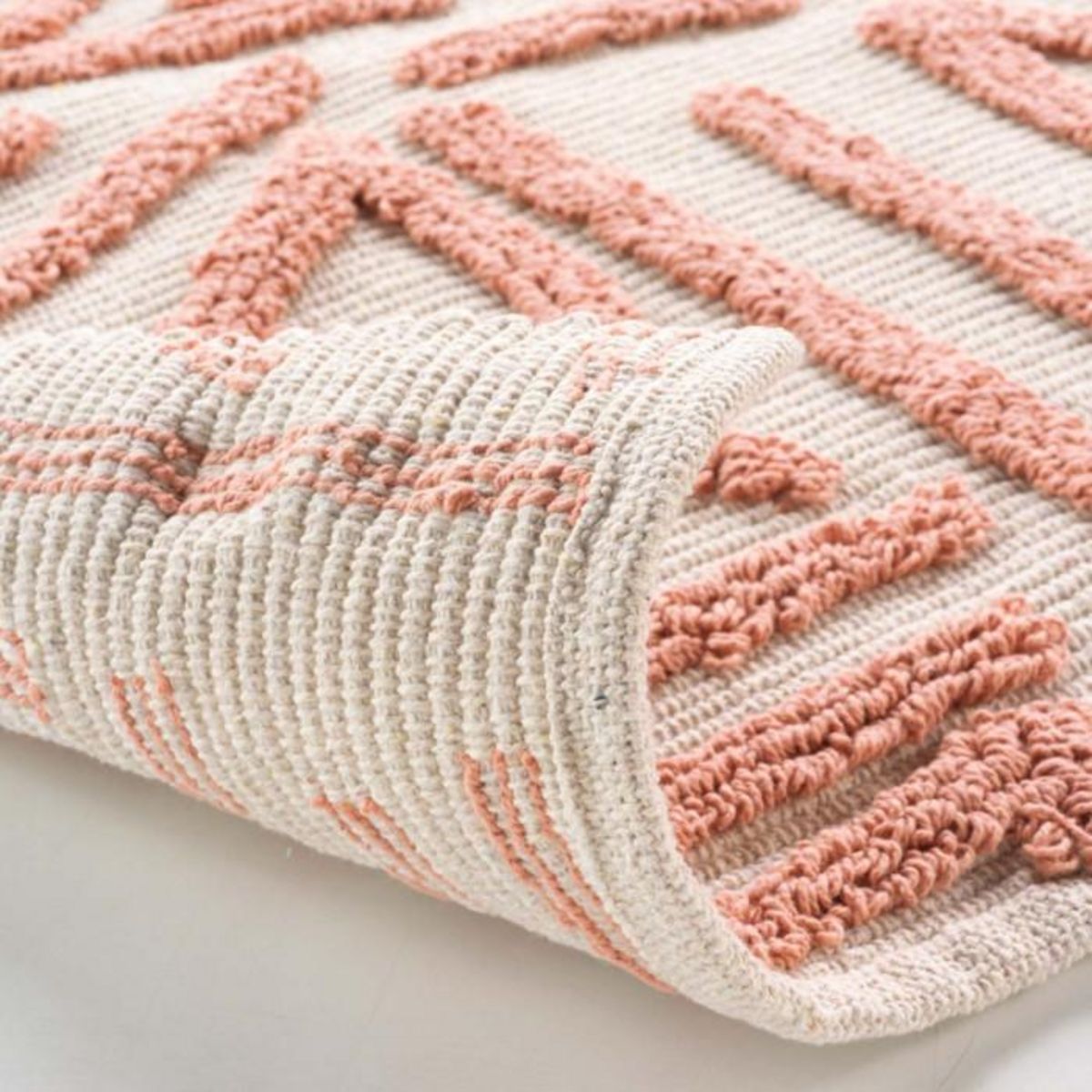 Paris Prix Tapis Déco Tufté  Athena  60x90cm Rose