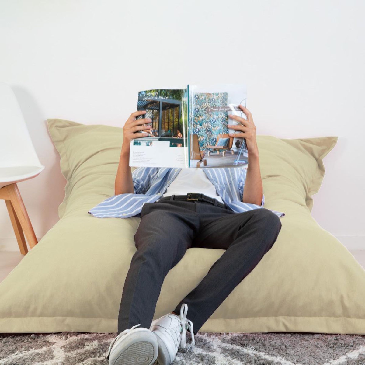MATELAS POUR TOUS MATELAS POUR TOUS | Pouf Géant FLORIDA 140x180cm