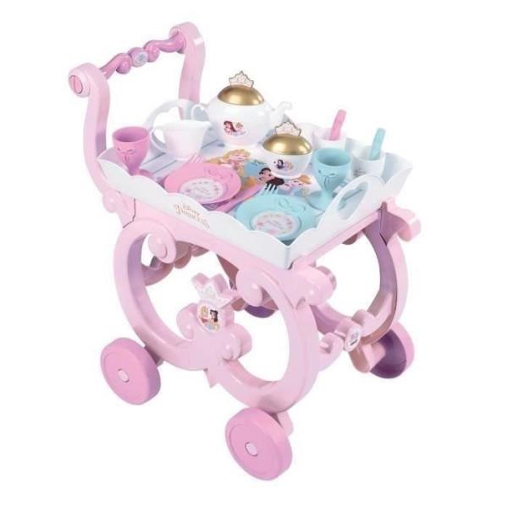 SMOBY Desserte XL Disney Princess - Smoby - Mixte - Rose - 17 accessoires inclus - Enfant - Des 3 Ans