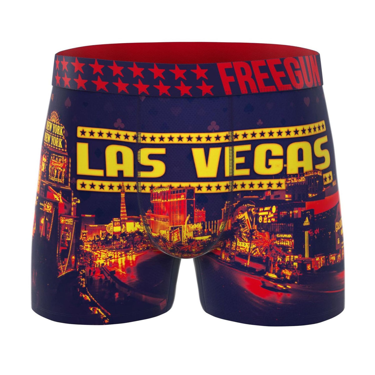 FREEGUN Lot de 3 boxers homme This is America