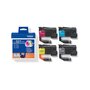 Voir la diapositive 2 : Brother Cartouche d'encre Pack Multipack 4 Originales LC521 (Noir + 3 Couleurs) - LC521VAL