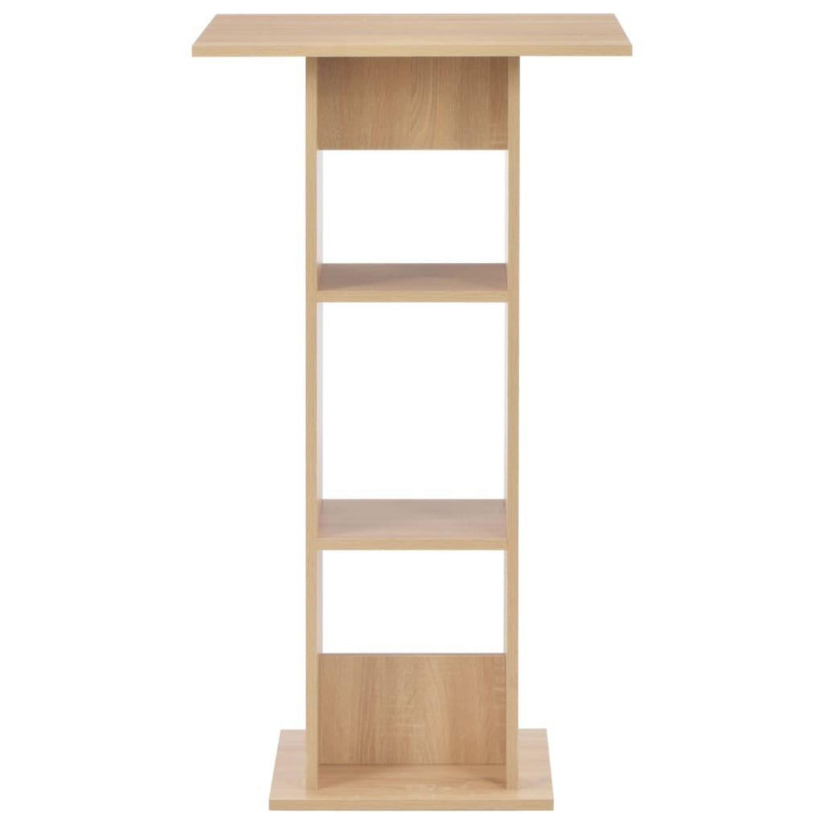 VIDAXL Table de bar Chene 60x60x110 cm