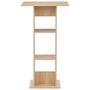 Voir la diapositive 2 : VIDAXL Table de bar Chene 60x60x110 cm