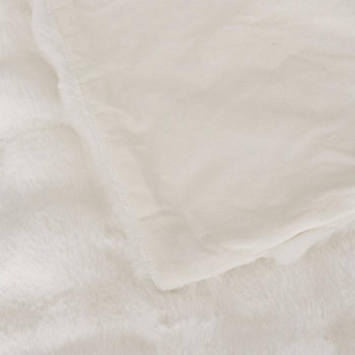 ATMOSPHERA Plaid Imitation Fourrure 3D  Zephy  120x160cm Blanc