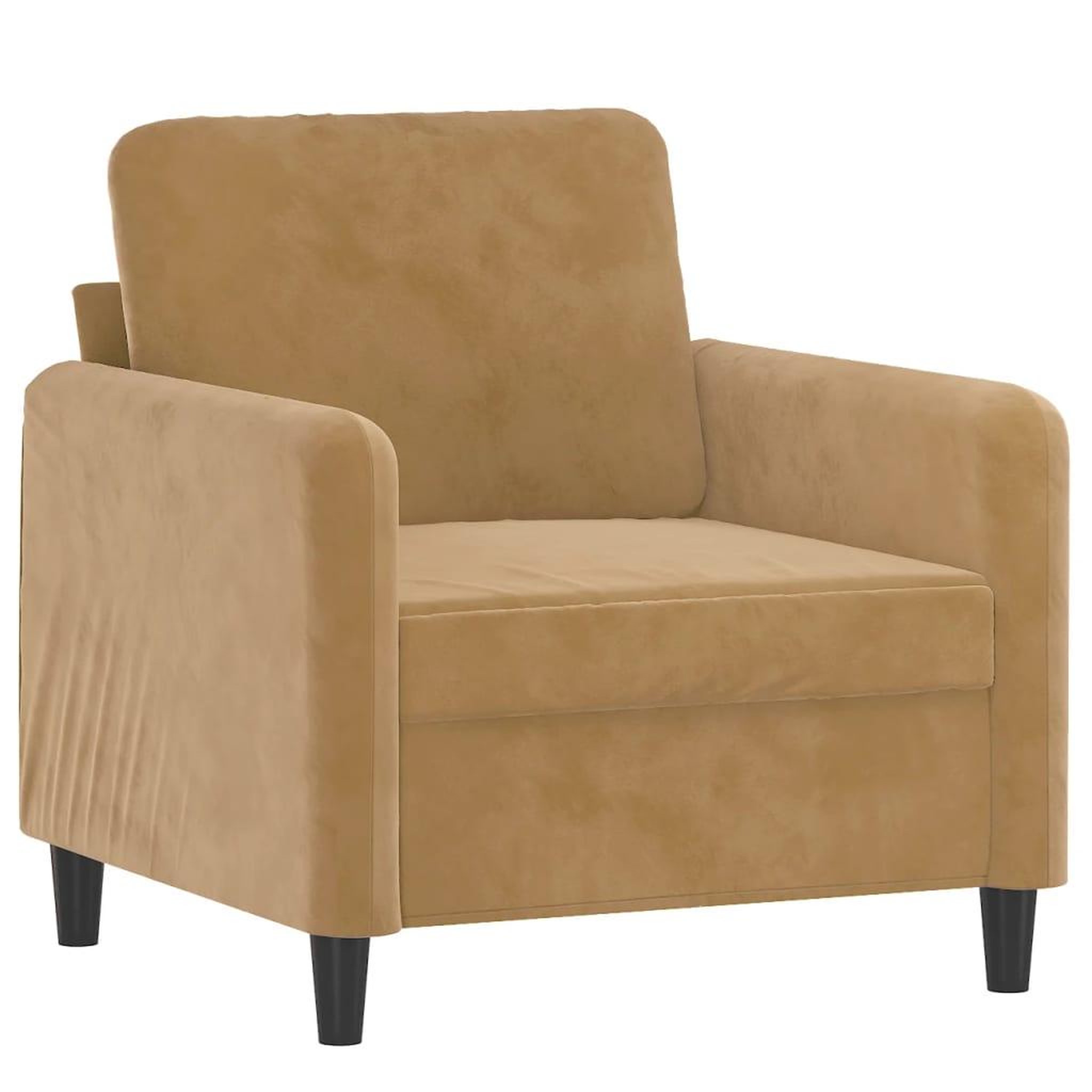Voir la diapositive 3 : VIDAXL Ensemble de canapes 3 pcs marron velours