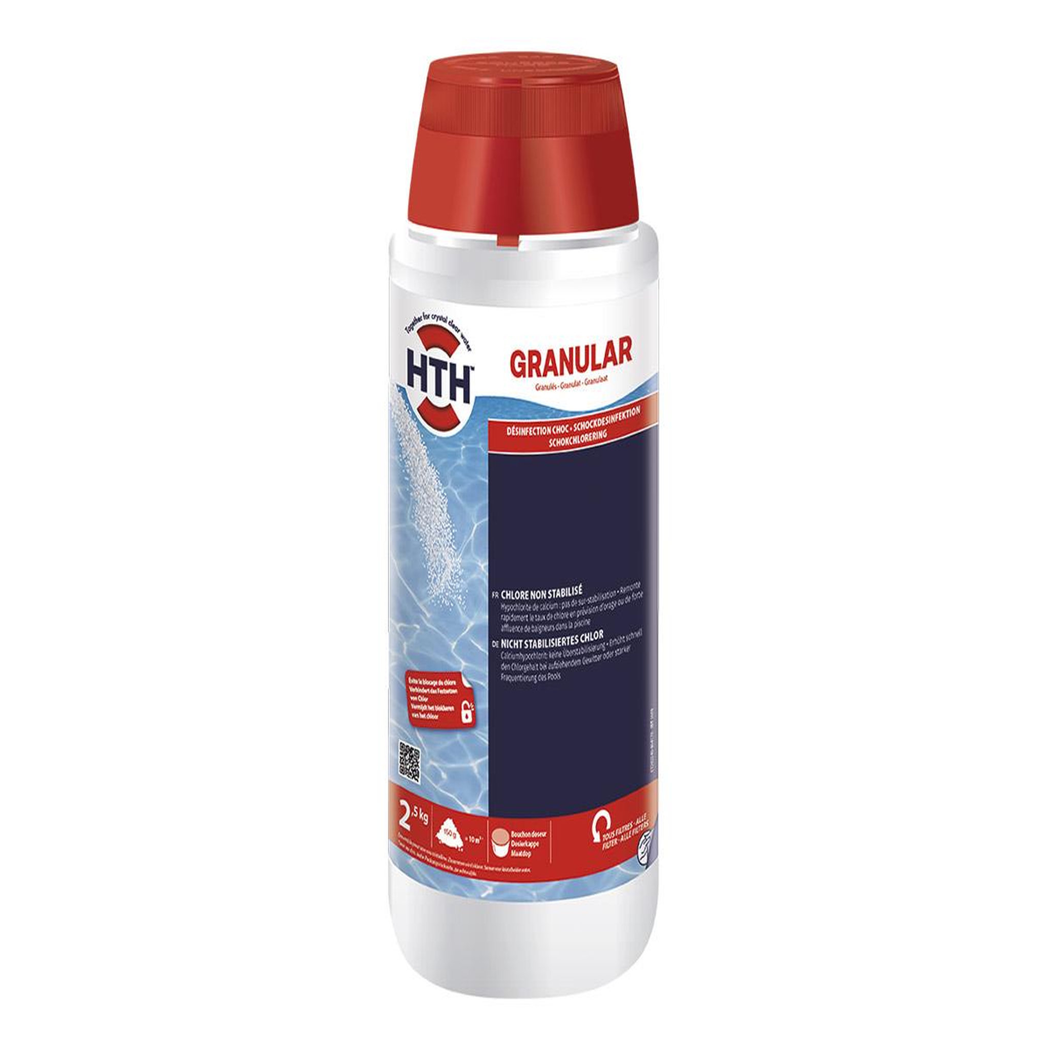 HTH Chlore choc sans stabilisant granular 2,5 kg - hth