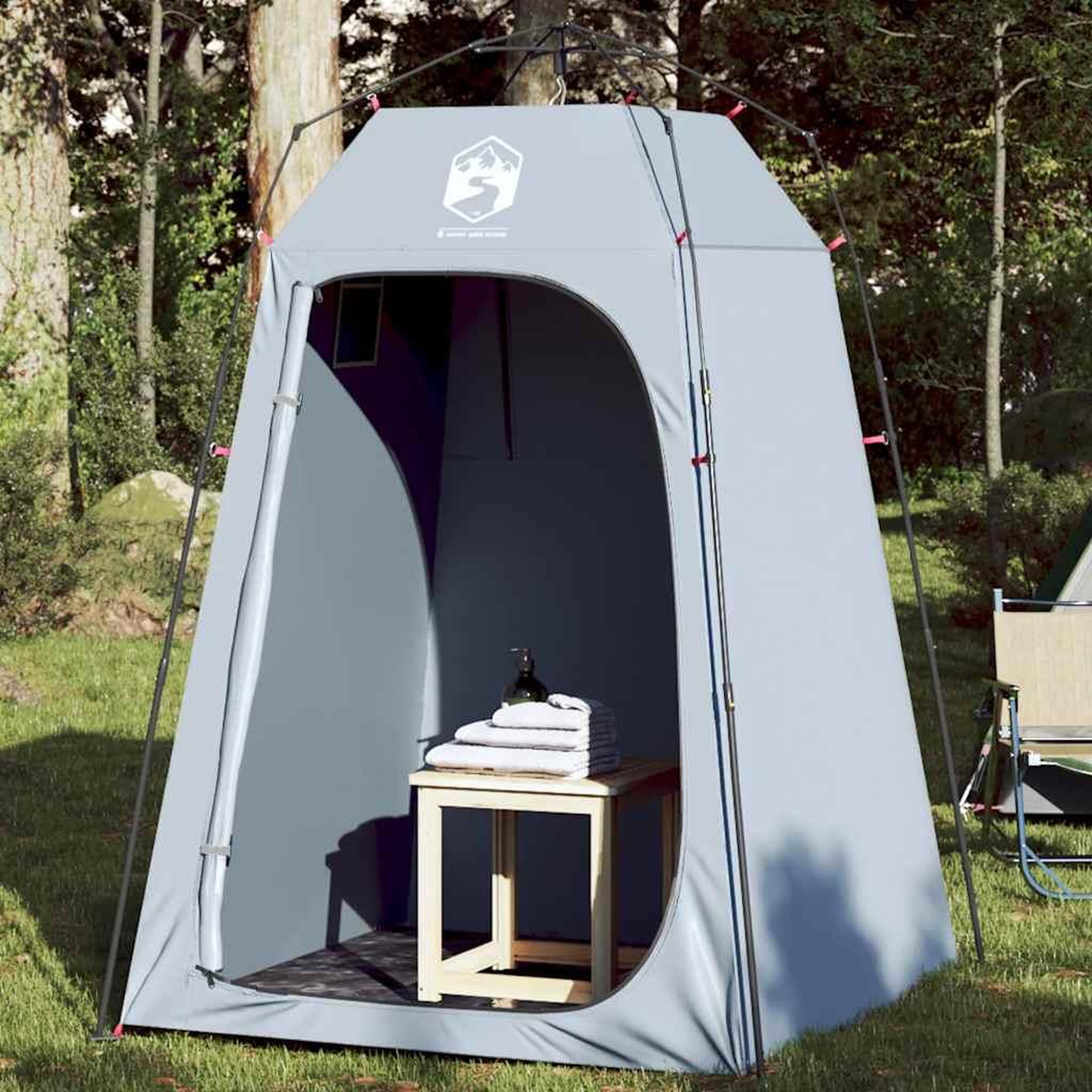 VIDAXL Tente d'intimite gris liberation rapide impermeable