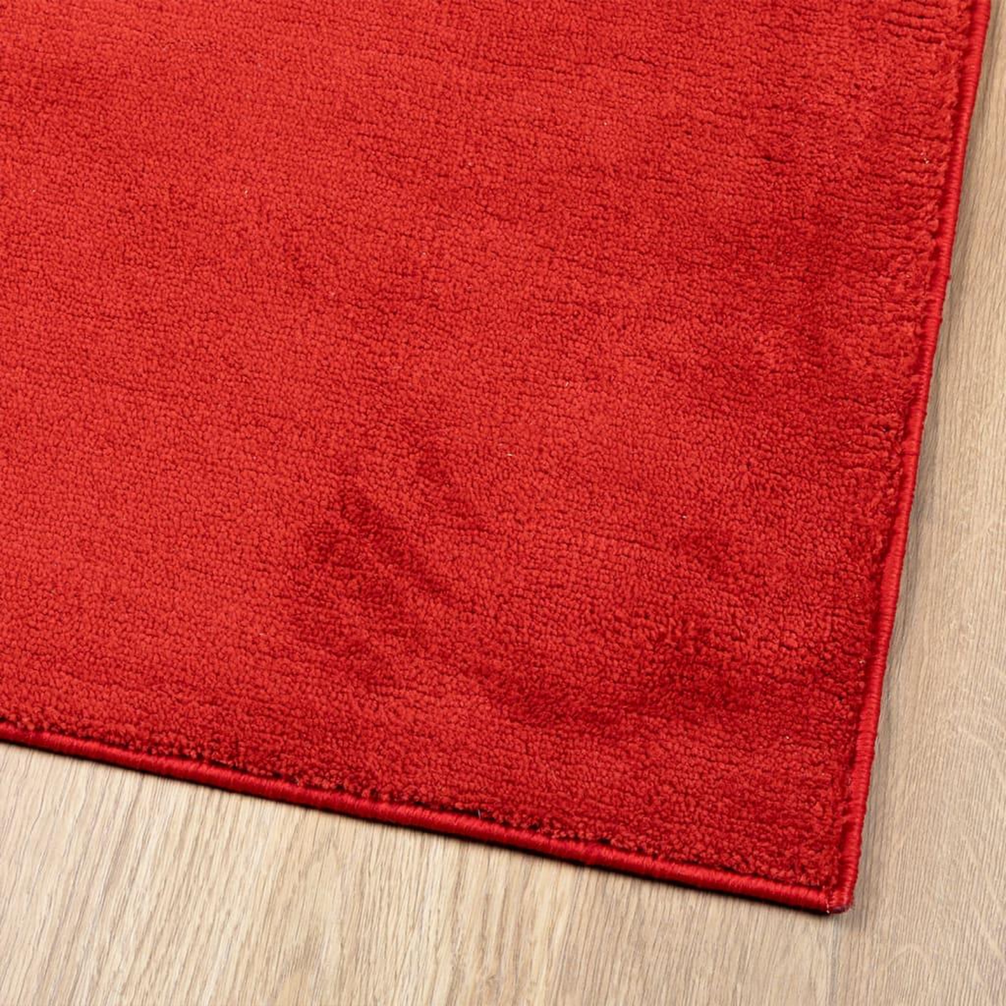 Voir la diapositive 4 : VIDAXL Tapis OVIEDO a poils courts rouge 200x280 cm