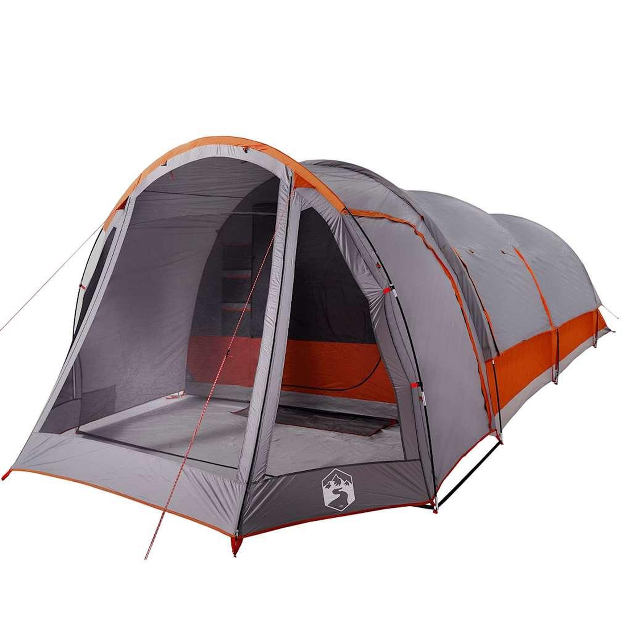 Voir la diapositive 5 : VIDAXL Tente familiale tunnel 8 personnes gris impermeable