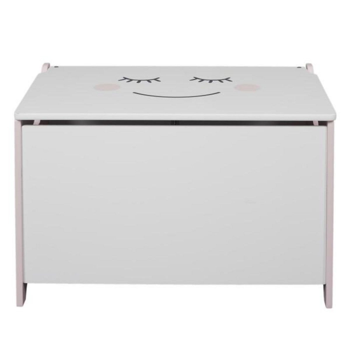 Paris Prix Coffre à Jouets Enfant  Moon  60cm Blanc