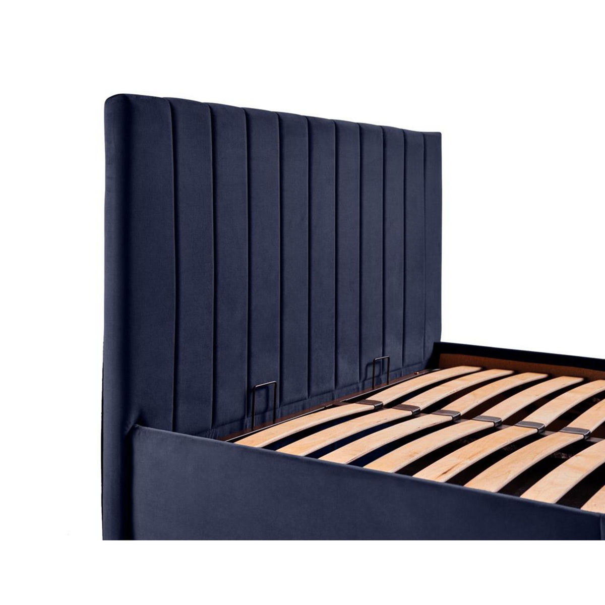 BEST MOBILIER Klimt - lit coffre - 160x200 - en velours - sommier inclus