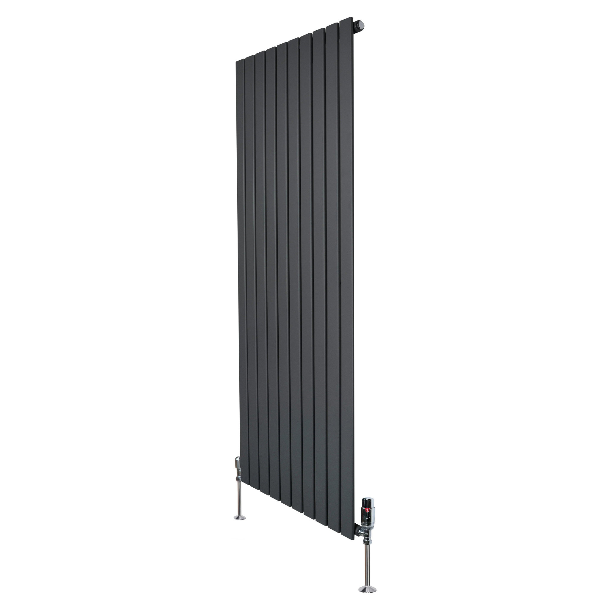 Voir la diapositive 1 : MONSTERSHOP Radiateur plat à 1 panneau & vannes - 1600 x 700 mm