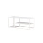 Voir la diapositive 5 : Paris Prix Table Basse Avec Étagères  Staal  120cm Blanc