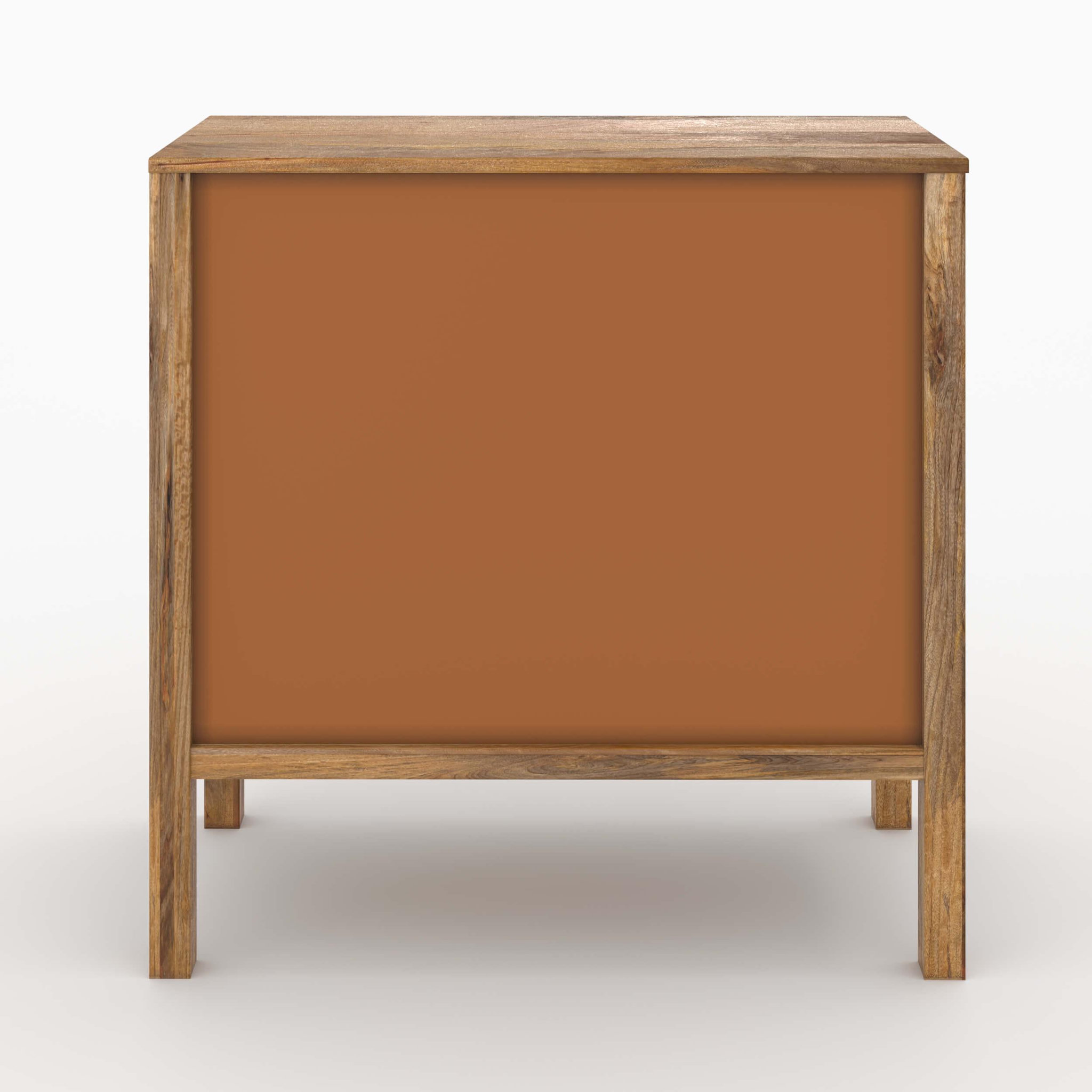 Voir la diapositive 5 : MAISON PAVANE Ensemble commode et armoire en bois de manguier-tiki