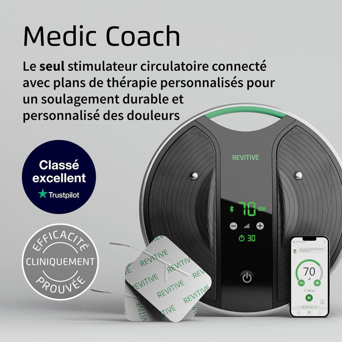 REVITIVE Stimulateur circulatoire Medic coach connecte