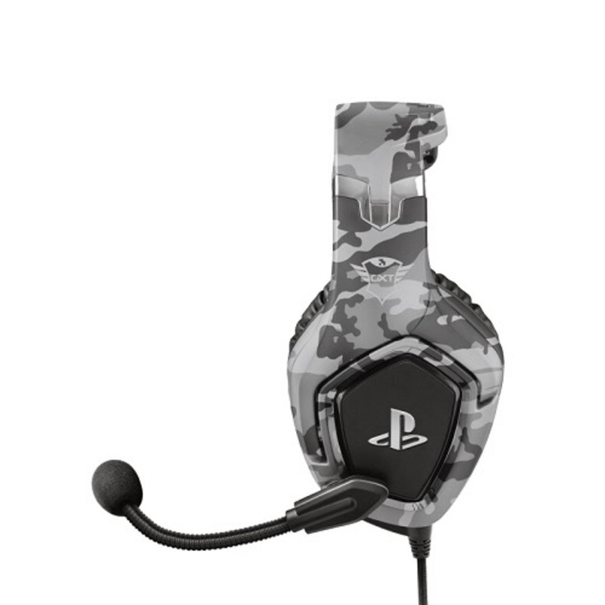 TRUST Casque - Micro Forze Grey Officiel Compatible PS5 / PS4 / Switch / Xbox