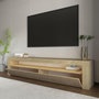 Voir la diapositive 4 : Habitat et Jardin Meuble TV en bois  Bati  - 150 x 36 x 46 cm - Beige