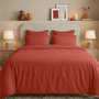 Voir la diapositive 3 : Sensei Maison Drap housse en percale lavée bonnet 30 cm HOME WASHED