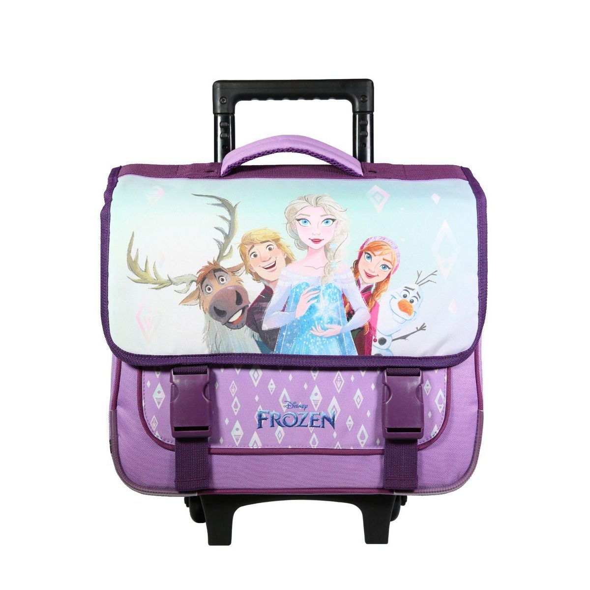 Bagtrotter BAGTROTTER Cartable à roulettes 38 cm La Reine des Neiges / Frozen Violet