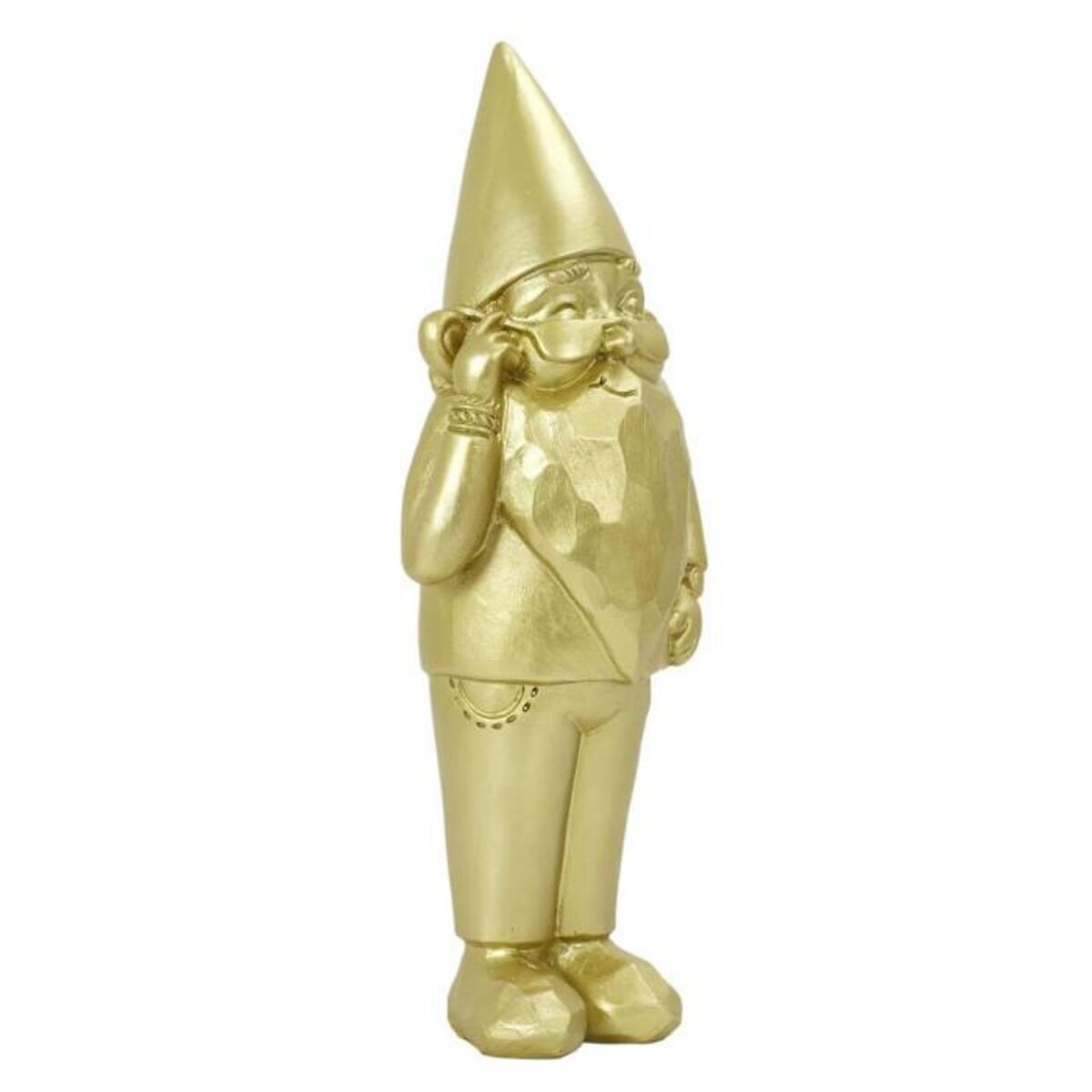 Paris Prix Statuette Design  Nain de Jardin Star  33cm Or
