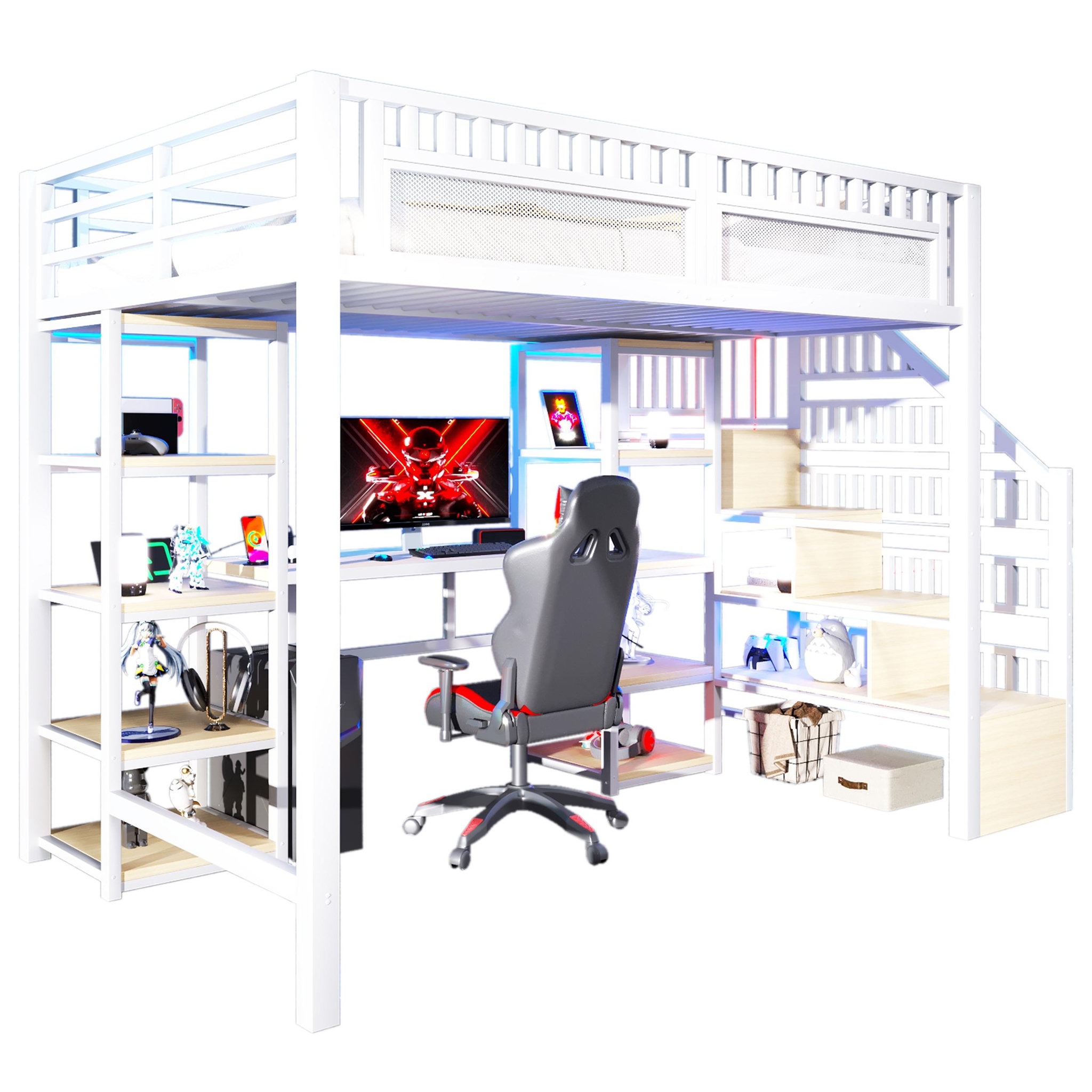 Voir la diapositive 1 : MERAX Lit mezzanine