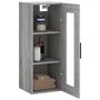 Voir la diapositive 5 : VIDAXL Armoire murale sonoma gris 34,5x34x90 cm