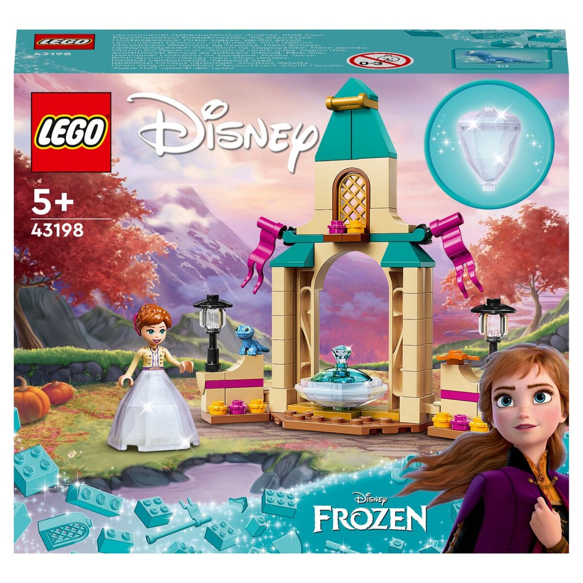 LEGO Disney 43198 - La cour du château d'Anna 