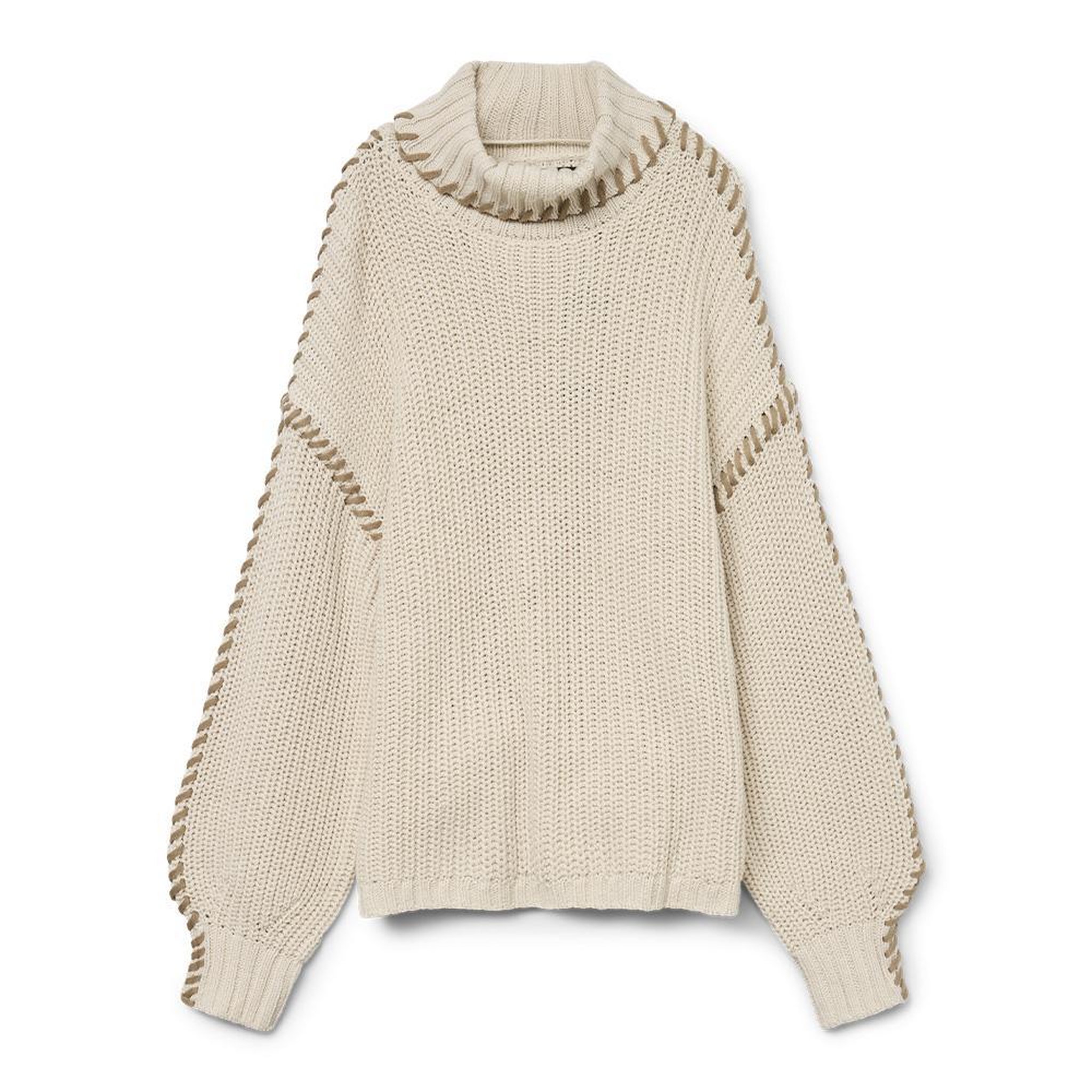 Voir la diapositive 5 : Vero Moda Pull Beige Femme Vero Moda Newcream