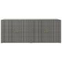 Voir la diapositive 4 : VIDAXL Armoire de rangement jardin Gris 198x55,5x80 cm Resine tressee