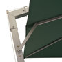 Voir la diapositive 5 : VIDAXL Parasol suspendu avec poteau en aluminium 300x300 cm vert