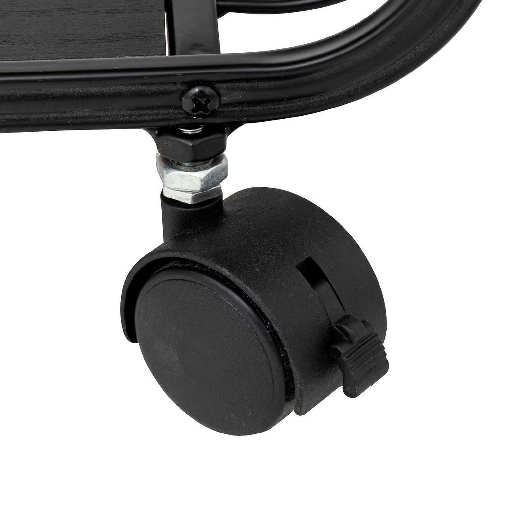 Voir la diapositive 3 : FIVE Étagère à roulettes 3 niveaux  bert  74cm noir