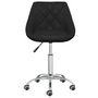 Voir la diapositive 2 : VIDAXL Chaise pivotante de salle a manger Noir Similicuir