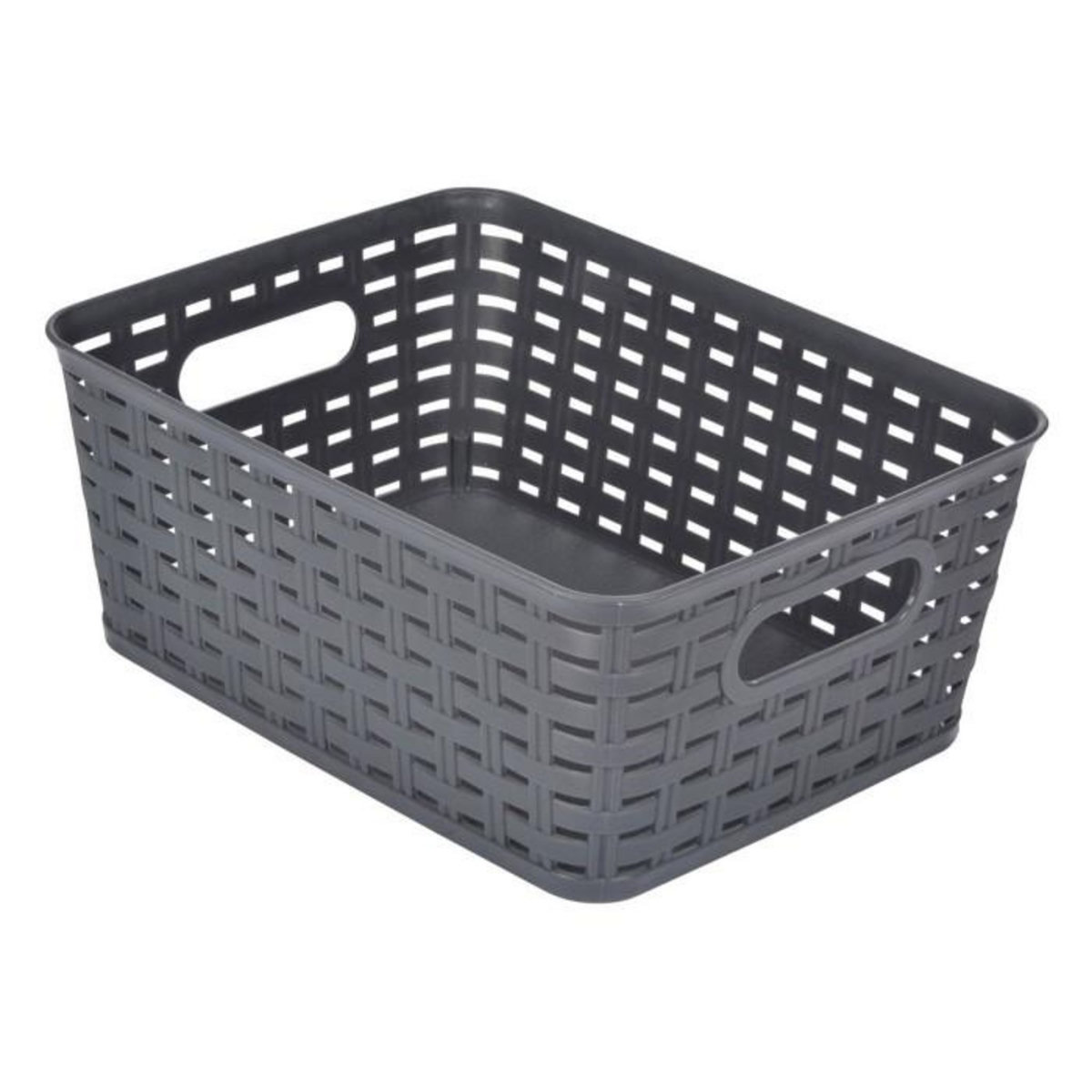 Paris Prix Panière à Linge  Effet Tressé  5L Gris