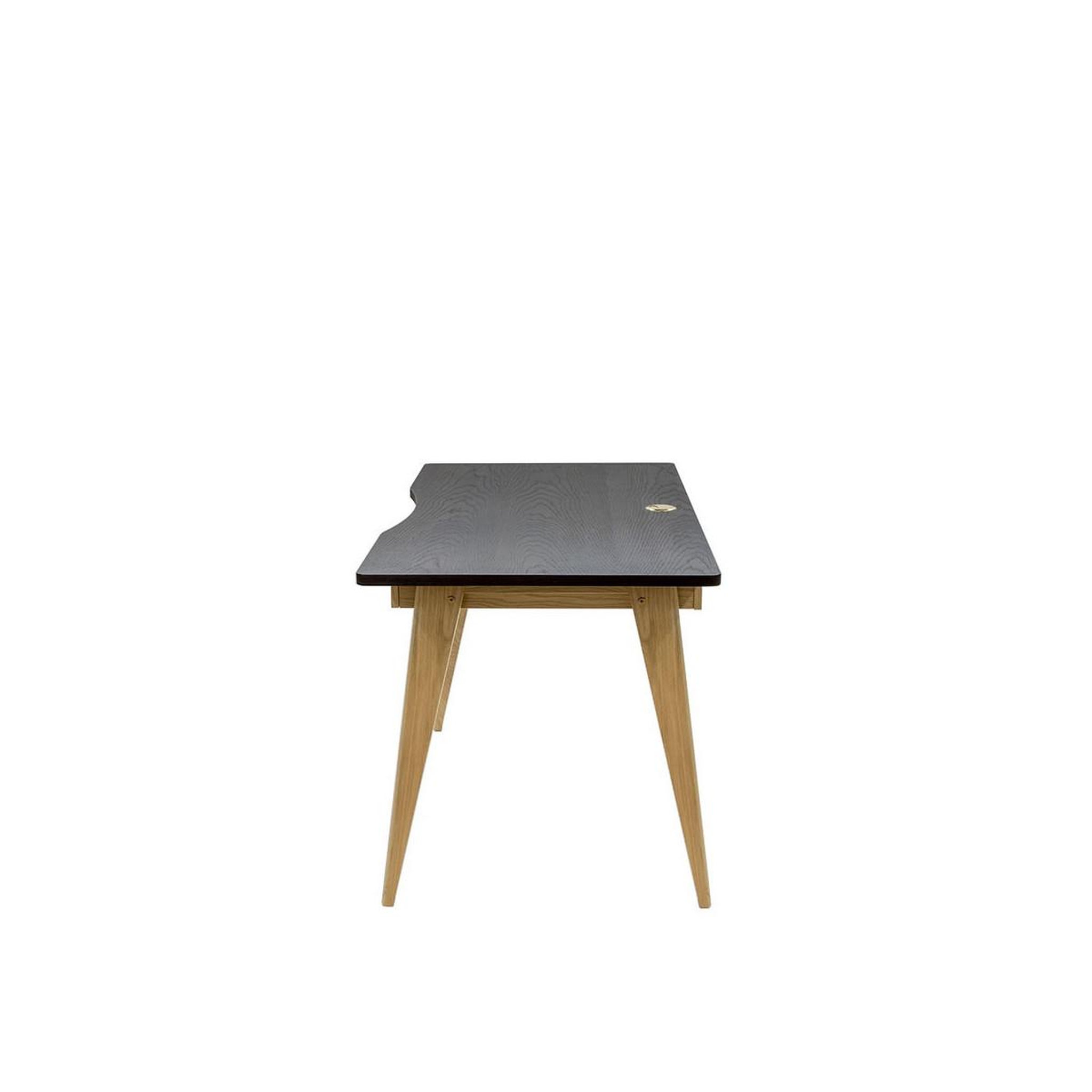 Voir la diapositive 5 : Paris Prix Bureau design 2 tiroirs  nice  140cm chêne & noir