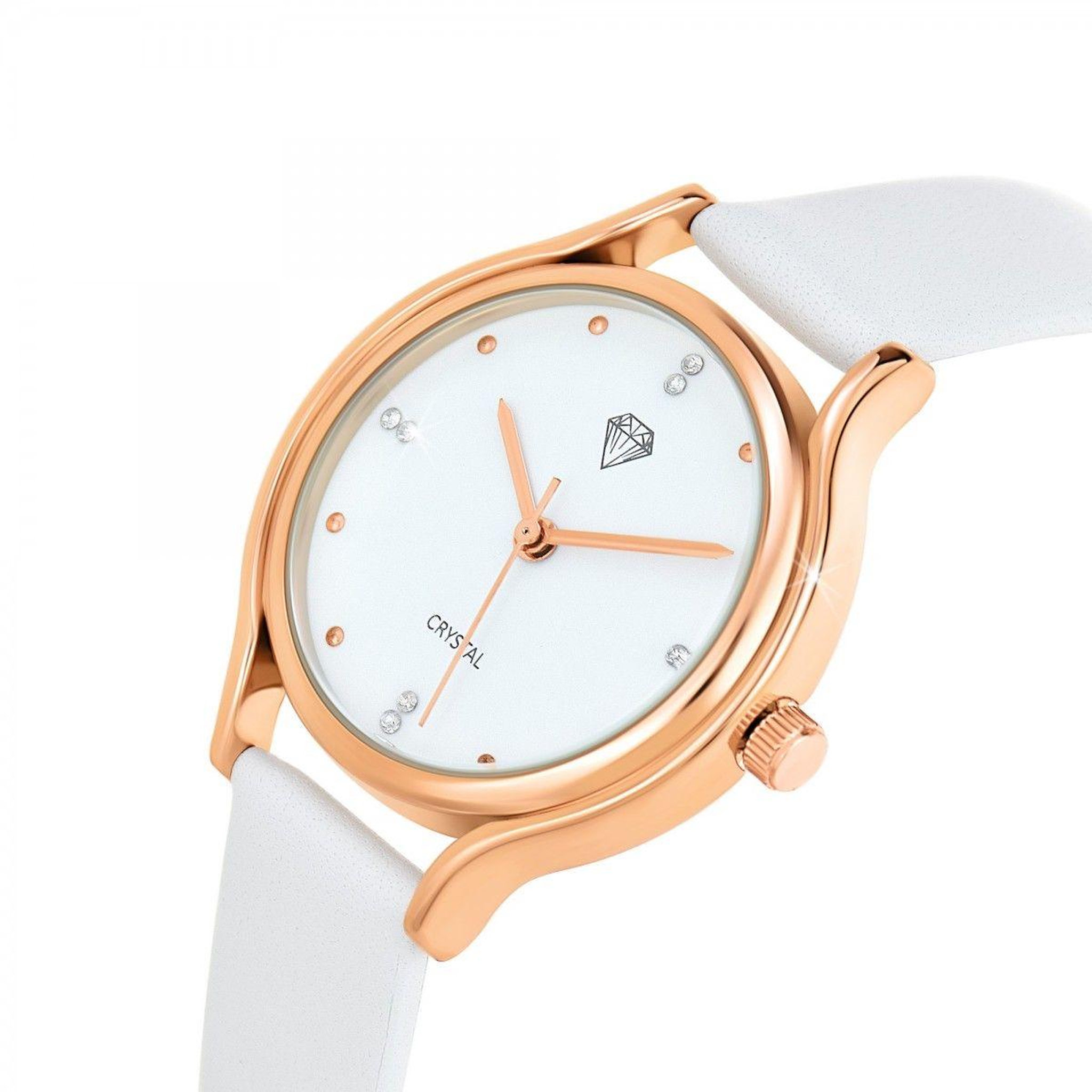 Voir la diapositive 2 : SC CRYSTAL Montre Hania élégante ornée de Cristaux scintillants par SC Crystal