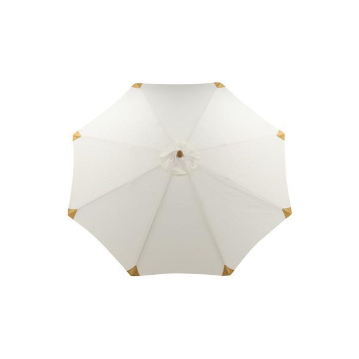 Paris Prix Parasol en Bambou  Cerox  270cm Blanc