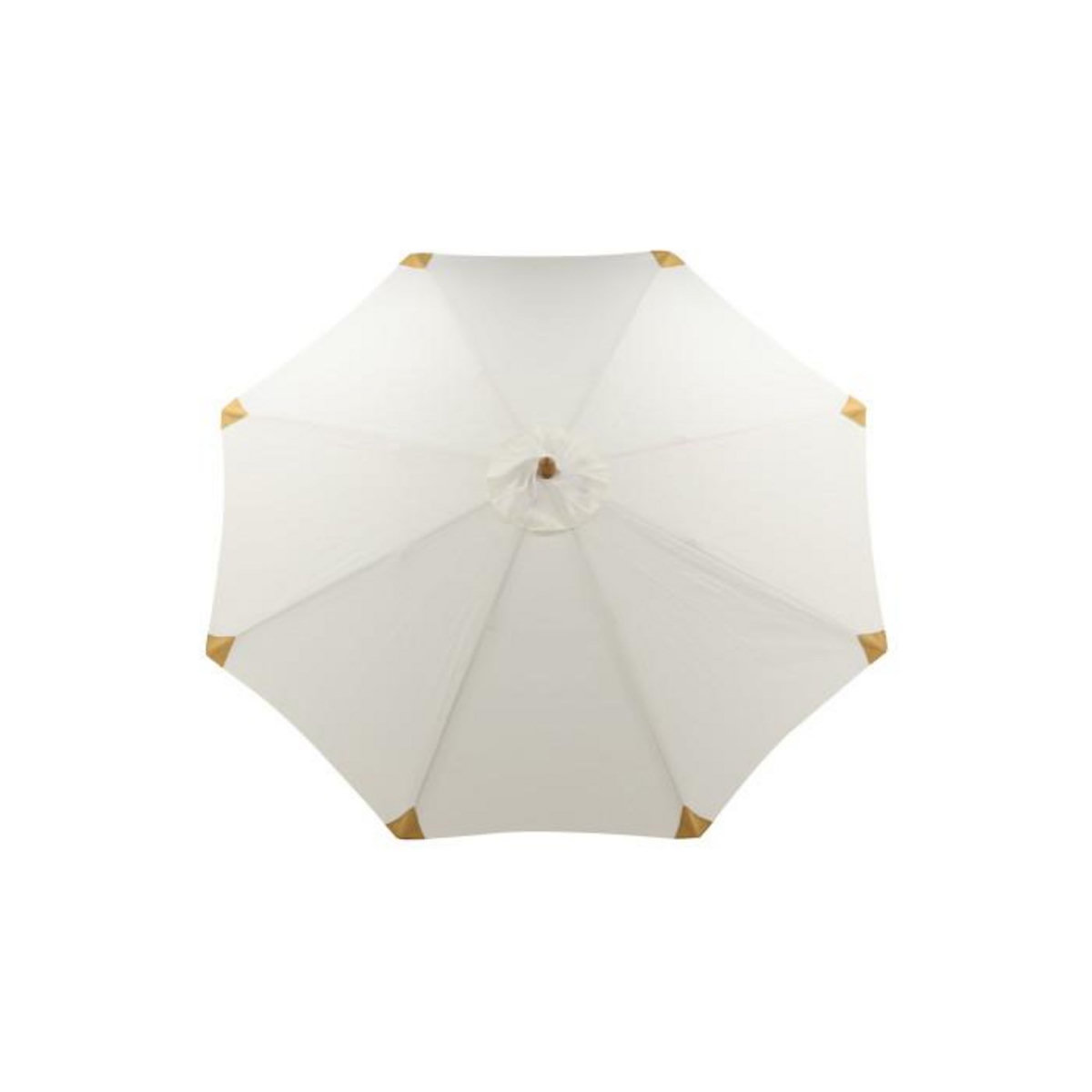 Paris Prix Parasol en Bambou  Cerox  270cm Blanc